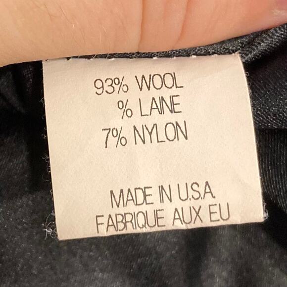 NWOT THEORY Jacket S Black Tweed Wool ¾-Tiered-Bell-Slev Crop/Waist 3-Btn Pocket - Picture 4 of 10